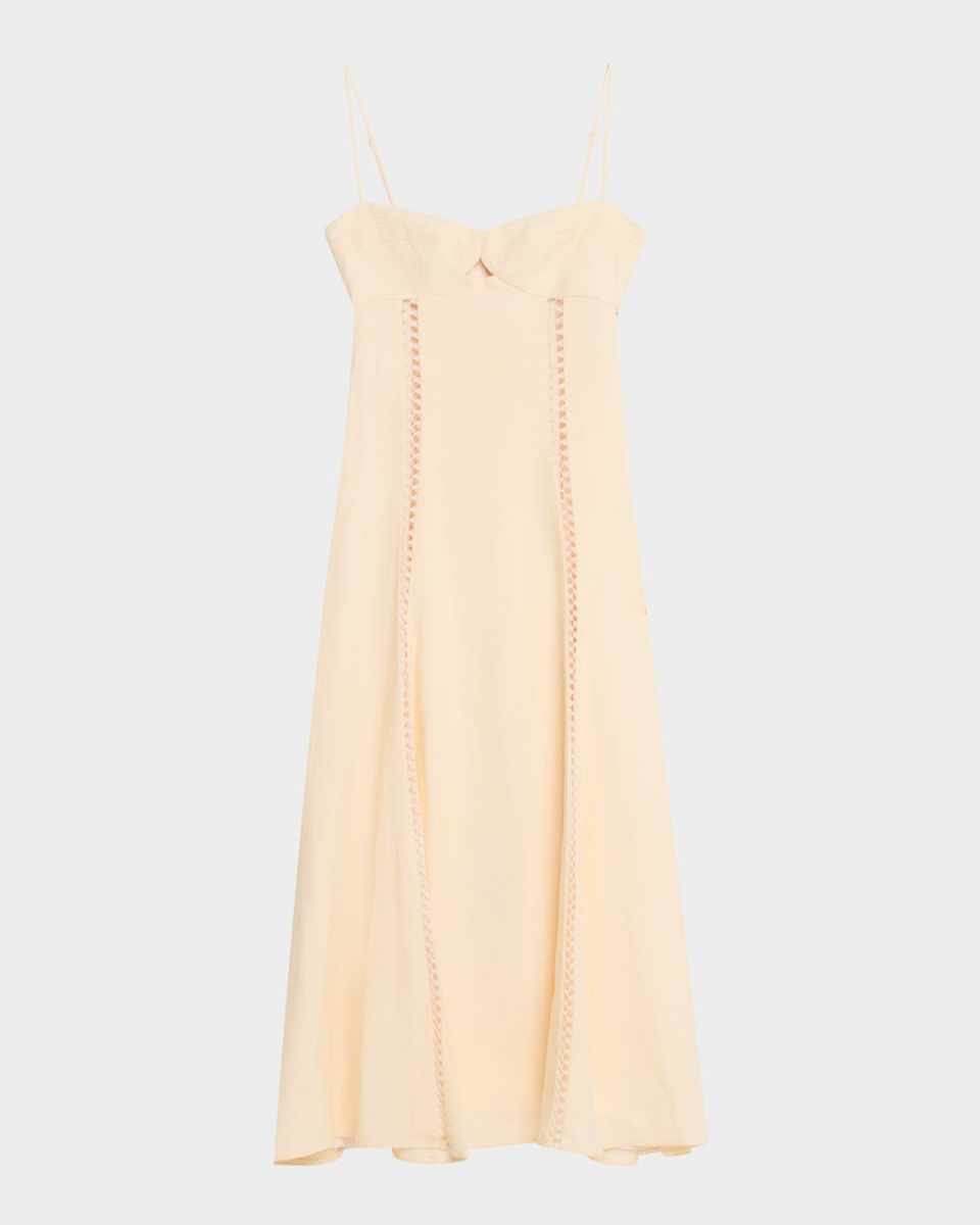 Catamaran Ventures Empire-Waist Sleeveless Ankle Dress